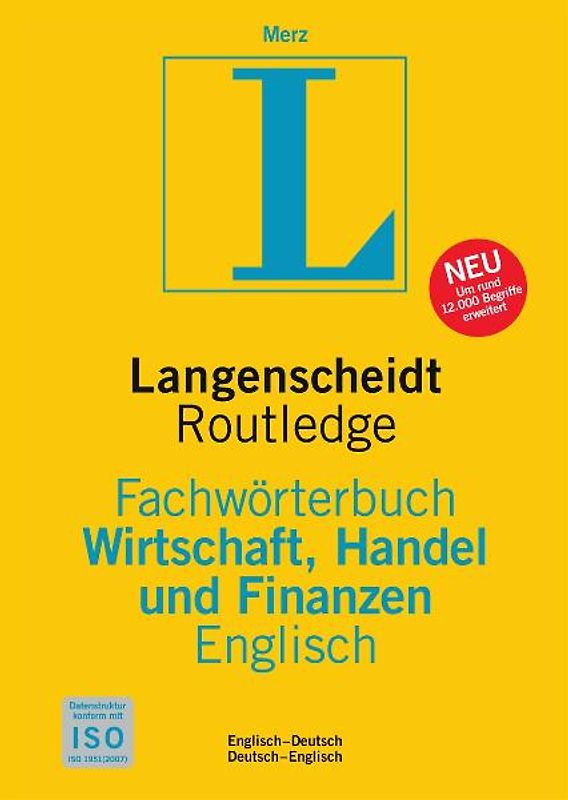 Langenscheidt Fachwörterbuch Wirtschaft, Handel und Finanzen Englisch. Englisch-Deutsch/Deutsch-Englisch