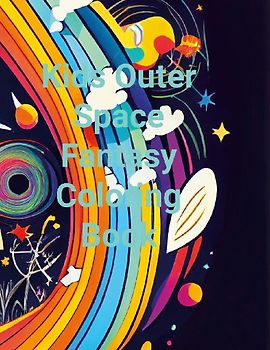 Kids Outer Space Fantasy Colouring Book