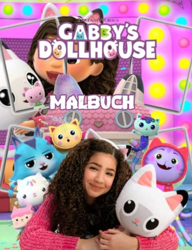 Malbuch gάββy's dθllhθusέ: Perfektes Geschenk für Fans mit 69 makellosen, hochwertigen Illustrationen von Charakteren zum Ausmalen.