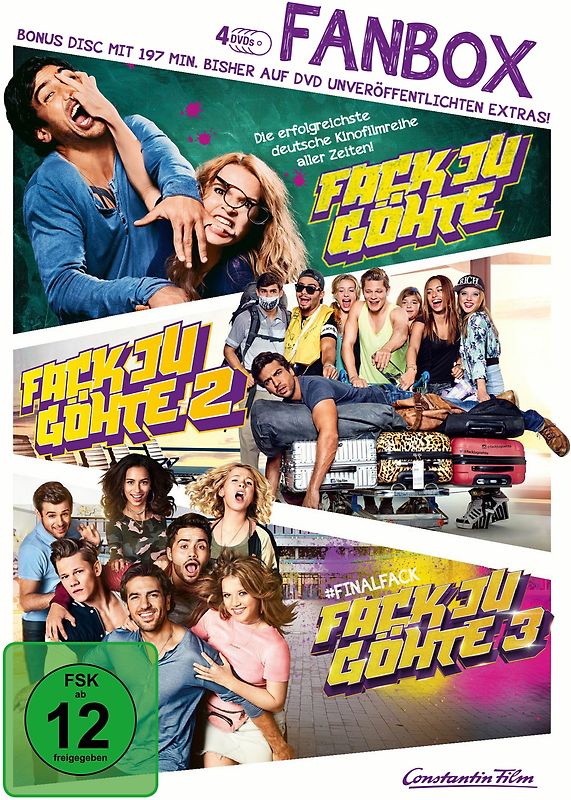 Fack Ju Göhte 1-3 Fanbox DVD