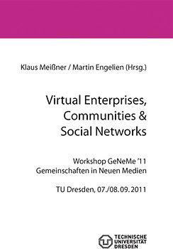 Virtual Enterprises, Communities & Social Networks