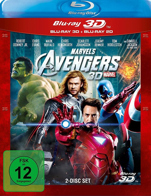 Marvel's The Avengers 3D [inkl. 2D Version] 3D Blu-ray Disc