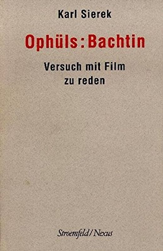 Ophüls: Bachtin