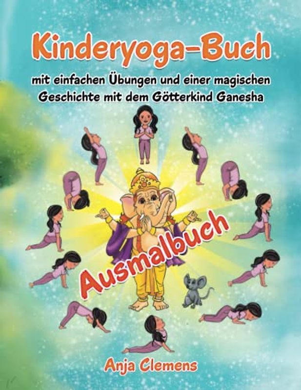 Kinderyoga-Buch: Ausmalbuch