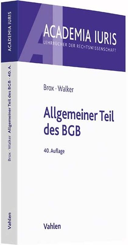 Allgemeiner Teil des BGB
