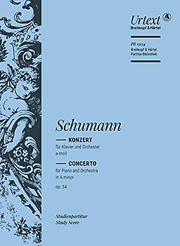 Konzert für Klavier und Orchester a-moll op. 54 - Breitkopf Urtext - Studienpartitur (PB 15124 )
