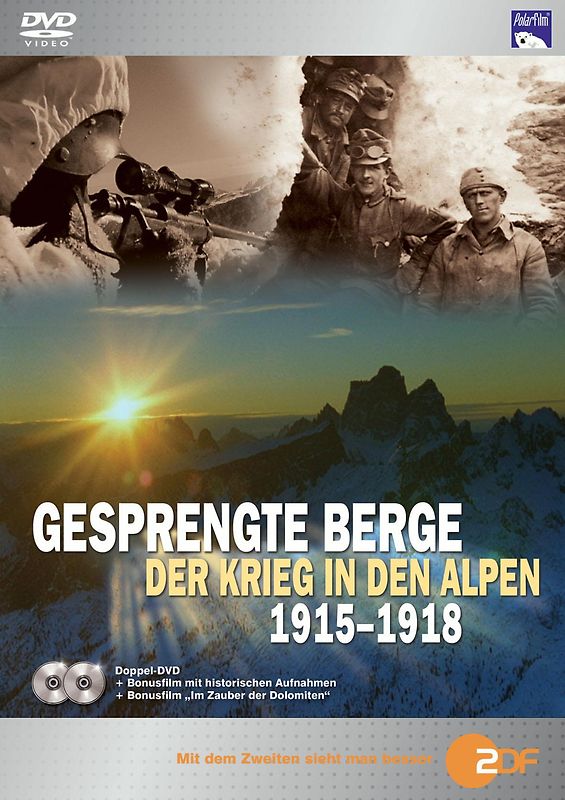 Gesprengte Berge - Der Krieg in den Alpen 1915-1918 (1 DVD) DVD