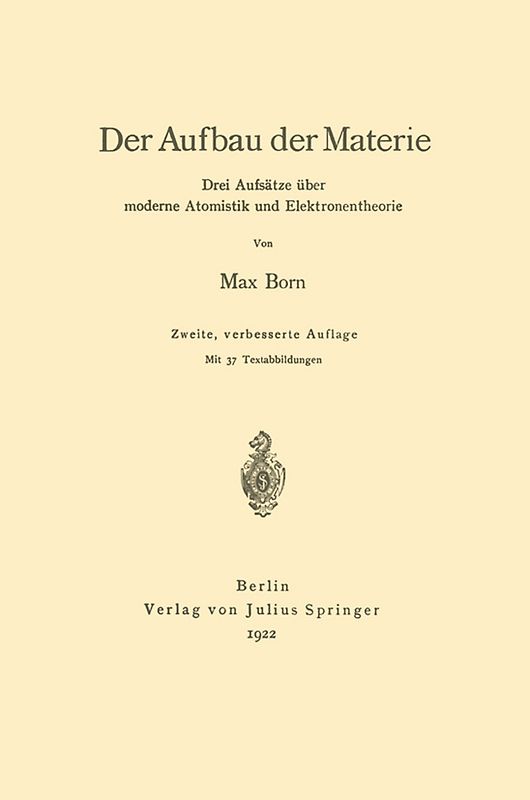 Der Aufbau der Materie