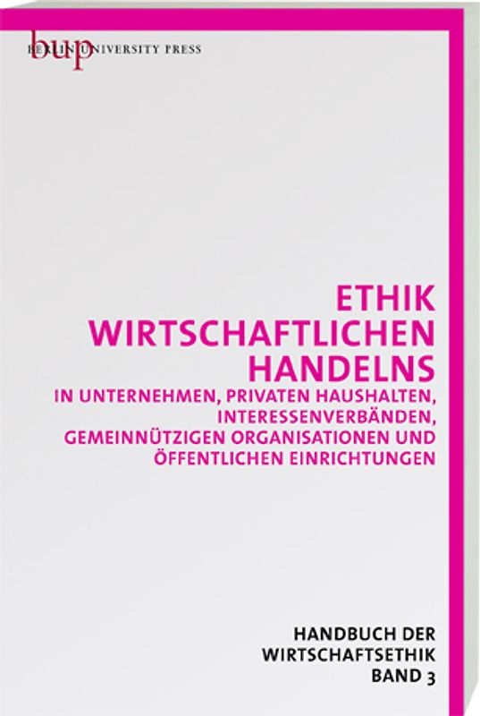 Ethik wirtschaftlichen Handelns