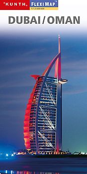 KUNTH FlexiMap Magnum Dubai / Oman, V.A.E. 1:1,5 Mio.
