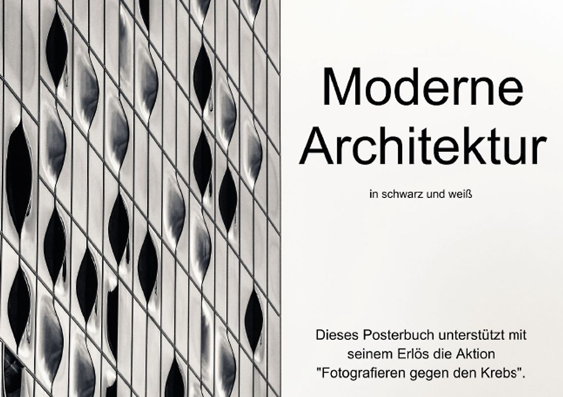 Moderne Architektur in schwarz und weiß (Tischaufsteller DIN A5 quer)