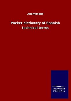 Pocket dictionary of Spanish technical terms