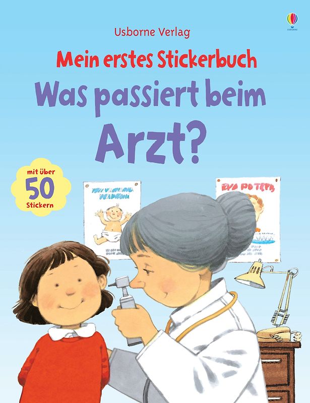 Mein erstes Stickerbuch: Was passiert beim Arzt?