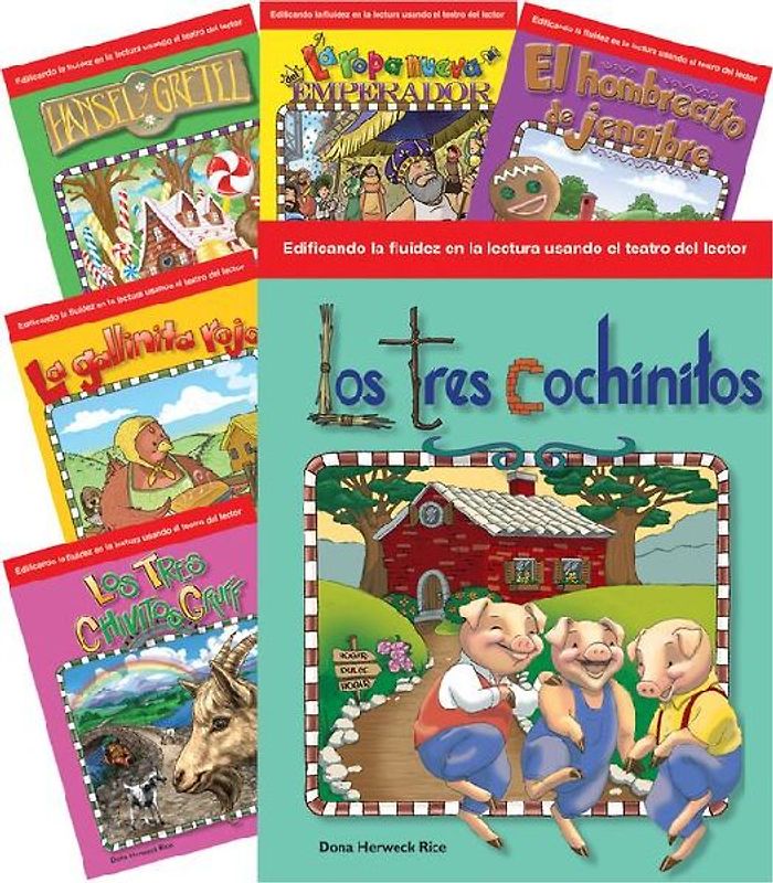 Children's Folk Tales and Fairy Tales 6-Book Spanish Set