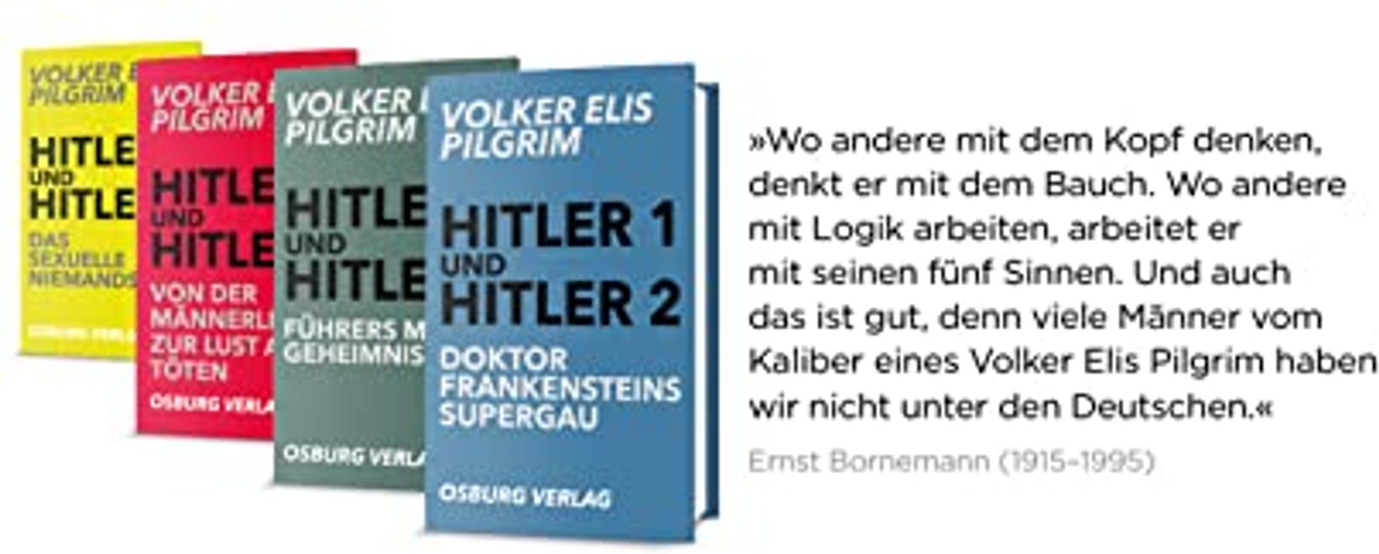 Aktionspaket Hitler 1 und Hitler 2 [4 Bände]