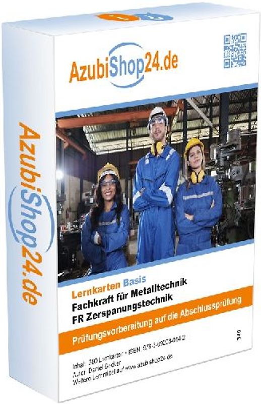 Fachkraft für Metalltechnik FR Zerspanungstechnik Lernkarten
