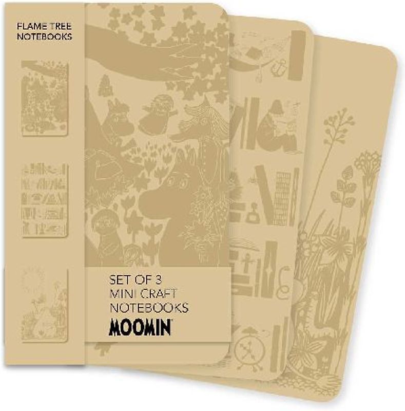 Moomin Set of 3 Mini Craft Notebooks