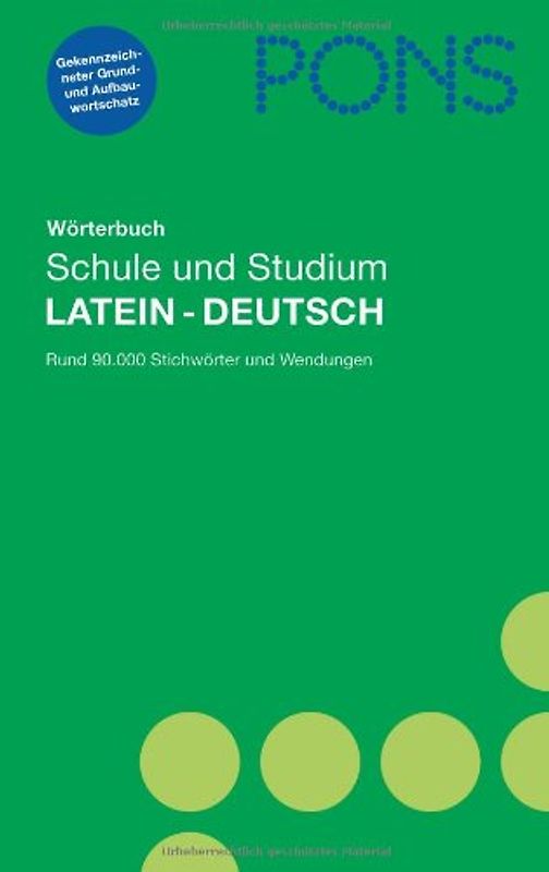 PONS Wörterbuch Schule und Studium