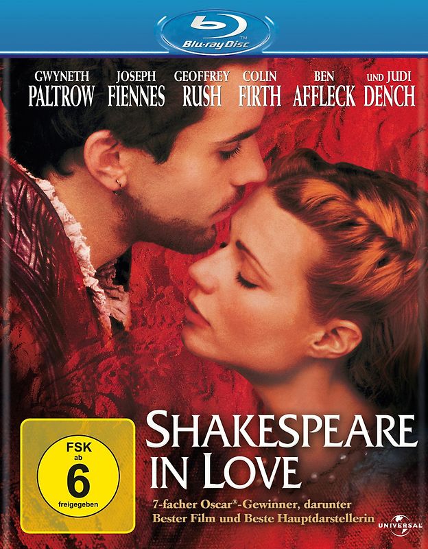 Shakespeare in Love Blu-ray Disc