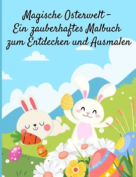 Magische Osterwelt - Ein zauberhaftes Malbuch zum Entdecken und Ausmalen: 60 Ausmalbilder zur Förderung der Kreativität und Entspannung (Oster Mal-, Mandala und Aktivitätsbücher für Kinder)