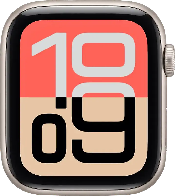 Apple Watch SE 2025 44 mm Boîtier aluminium lumière stellaire [Wi-Fi]