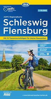 BVA ADFC Regionalkarte Schleswig Flensburg 1:75.000