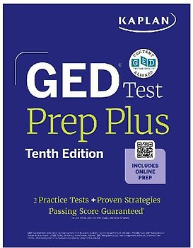 GED Test Prep Plus, Tenth Edition (2026): Includes a Diagnostic Pretest, 2 Full Length Practice Tests, 1000+ Practice Questions, and 60+ Online Videos