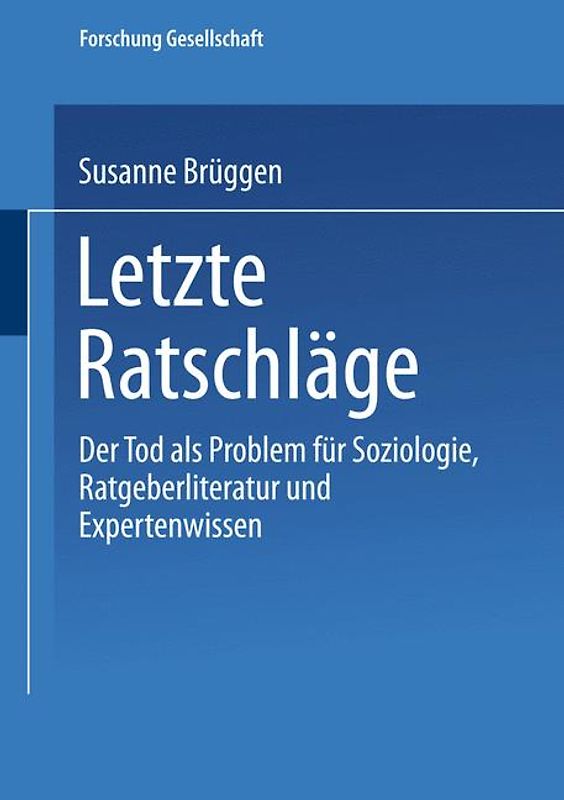 Letzte Ratschläge