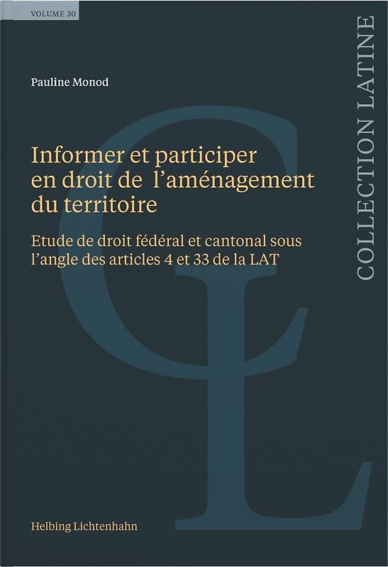 Informer et participer en droit de l’aménagement du territoire