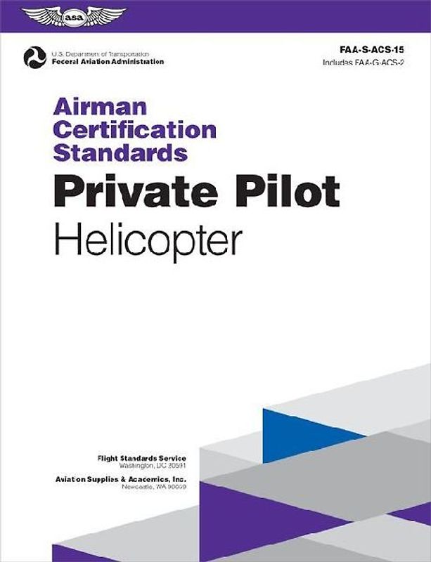 Airman Certification Standards: Private Pilot - Helicopter (2025)