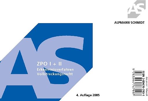 ZPO I + II. Karteikarten