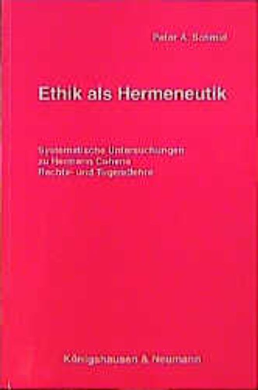 Ethik als Hermeneutik