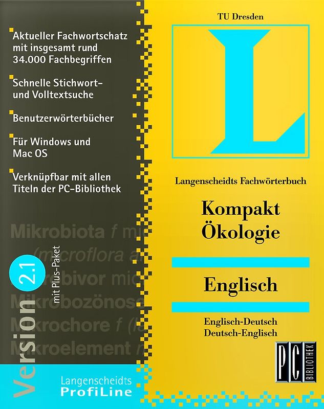 Fachwörterbuch Kompakt: Ökologie Englisch - Version 2.1 MacOS