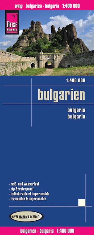 Reise Know-How Landkarte Bulgarien (1:400.000)