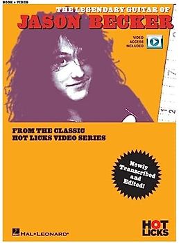 The Legendary Guitar of Jason Becker from the Classic Hot Licks Video Series (Book/Online Media)