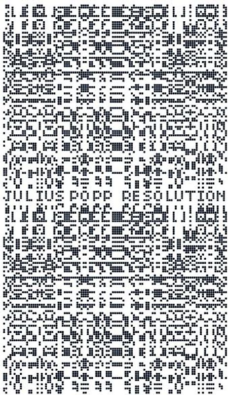 Julius Popp Resolution