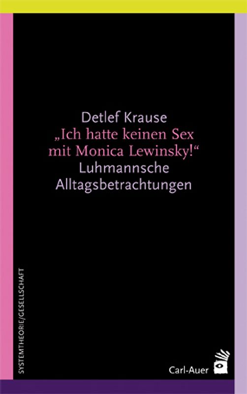 Ich hatte keinen Sex mit Monica Lewinsky!