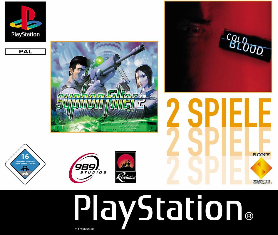 Twinpack: Syphon Filter 2 & Cold Blood PlayStation 1