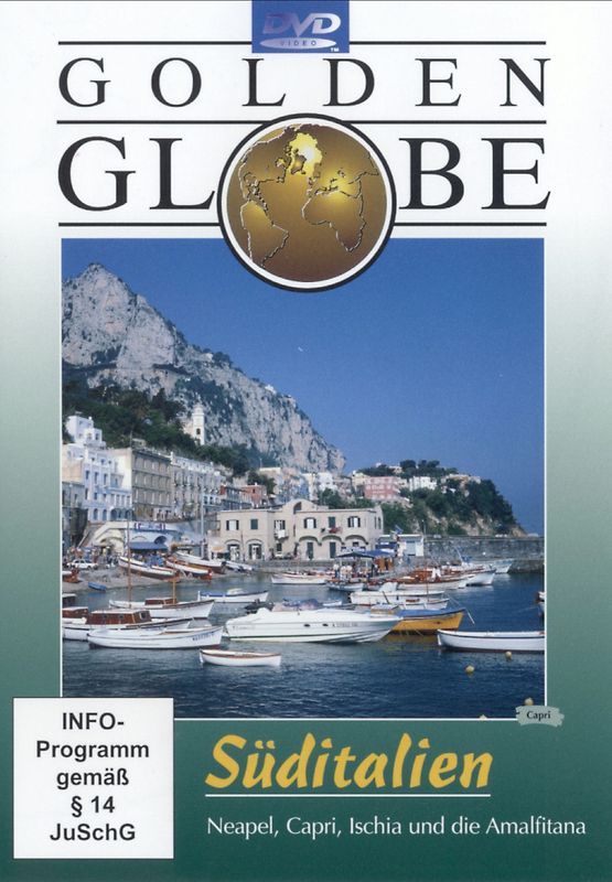 Süditalien - Neapel, Capri, Ischia und die Amalfitana (Reihe: Golden Globe) mit Bonusfilm Rom (1 DVD, Gesamtlänge: ca. 106 Minuten) DVD