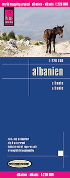Reise Know-How Landkarte Albanien (1:220.000)
