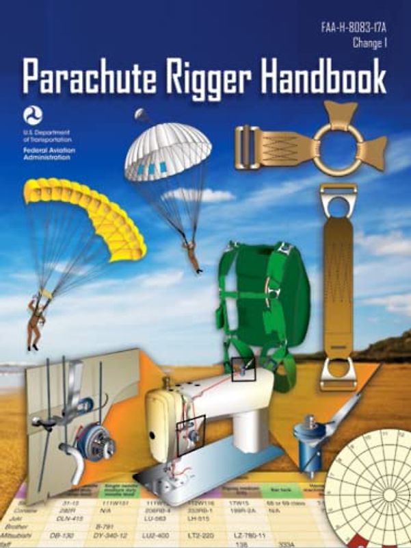 Parachute Rigger Handbook: FAA-H-8083-17A (Color Print)