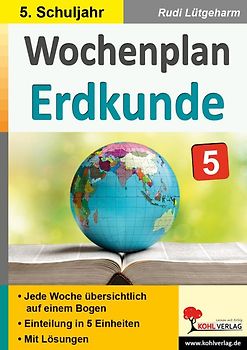 Wochenplan Erdkunde / Klasse 5