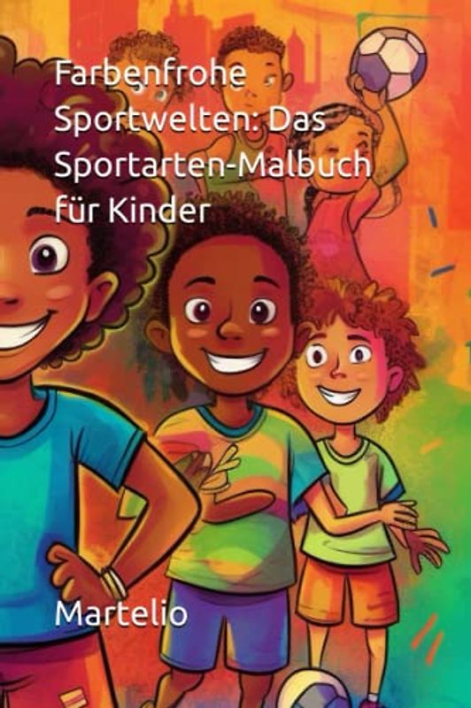 Farbenfrohe Sportwelten: Das Sportarten-Malbuch für Kinder