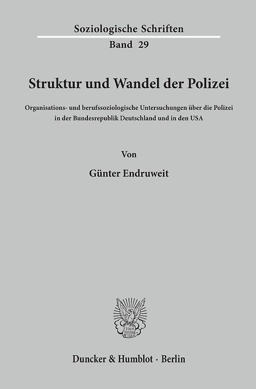 Struktur und Wandel der Polizei.