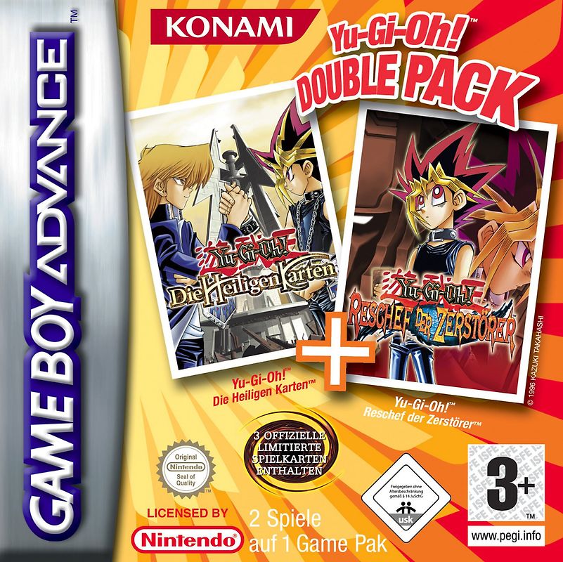 Yu-Gi-Oh! Doublepack: Reschef der Zerstörer / Die Heilige Karten Nintendo Game Boy Advance