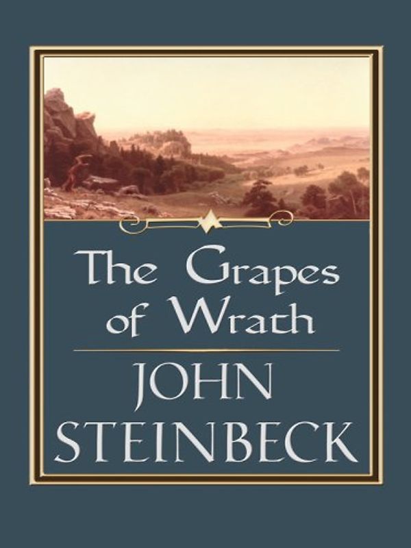 Grapes of Wrath (Thorndike Press Large Print Famous Authors Series)