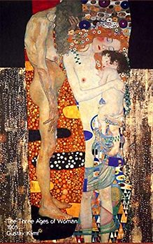 The Three Ages of Woman, 1905 - Gustav Klimt: Art Notebook, Journal, Paper notebook, Composition book, Artist Gift, Art Lover - 120 Lined / Ruled Pages - 5x8 inches (12.7.24 x 20.32 cm)