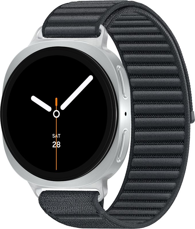 Samsung Galaxy Watch8 40 mm Boîtier aluminium argent sur Confort S/M graphite [Wi-Fi]