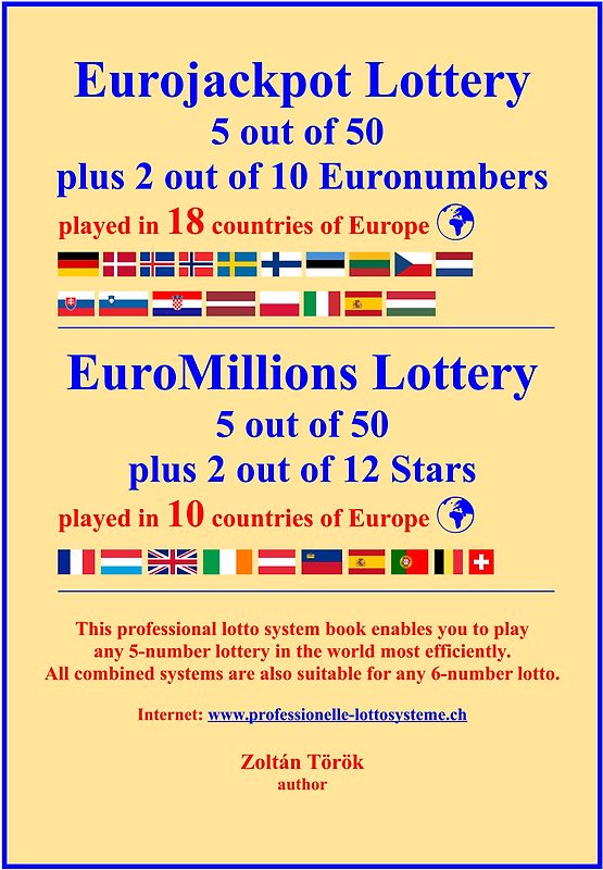 Eurojackpot Lottery 5 out of 50 plus 2 out of 10 Euronumbers