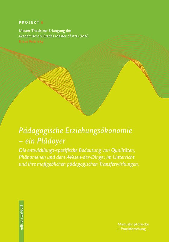 Pädagogische Erziehungsökonomie – ein Plädoyer